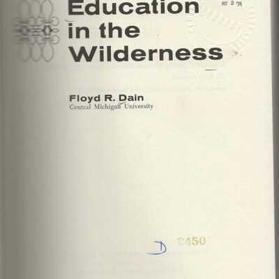 Education in the wilderness