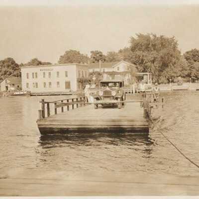 Saugatuck Chain Ferry 1930s