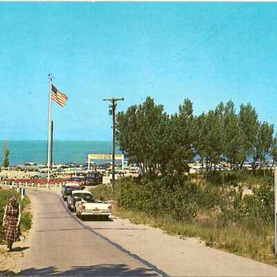 The approach to Oval Beach, Saugatuck, Mich.