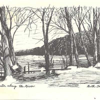 Winter along the River