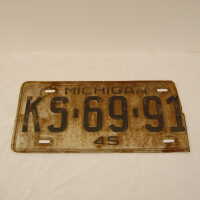          License plate; Origsize: 13 1/2 x 25