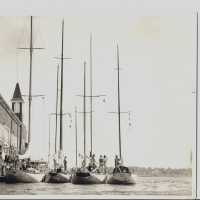 Sailboats by Pavilion