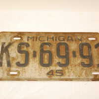          license plate; Origsize: 13 1/2 x 25