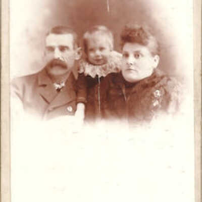Reuben, Mary Francis and George Sewers Photograph