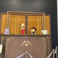          On display in History Center in loaned puppet stage used by Burr Tillstrom when he taught at Hope College. Stage on loan from Steve Williford
   