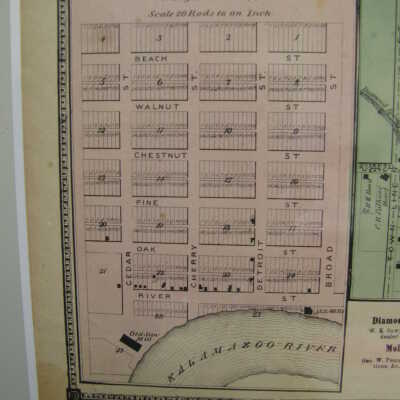 Singapore plat map from Atlas