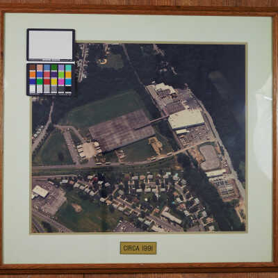 Aerial Color Photograph of Ocean Spray Company, c1991