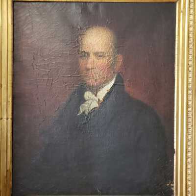 Painting of Dr. Clark, Unknown Artist