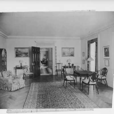 Hammond Mansion - Interior Room with Unique Book Case