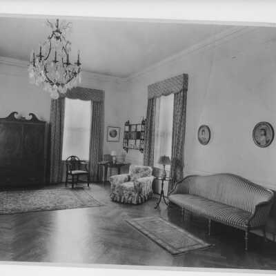 Interior Room with Chandelier