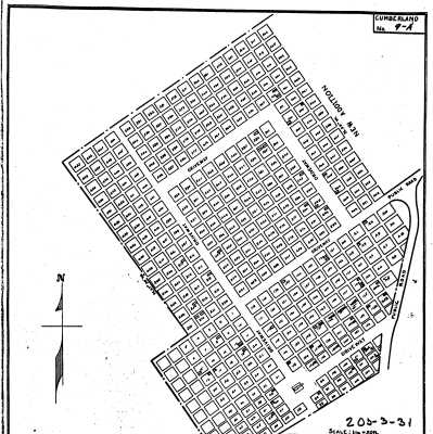 Laurel Point - Cumberland Township - Greene County - Pennsylvania - WPA Cemetery Plat