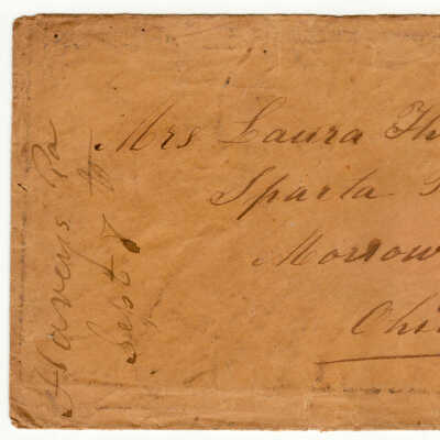 Joseph Throckmorton to Laura Throckmorton, letter (1862)