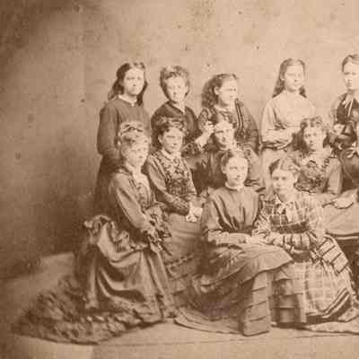 Waynesburg College students, 1873