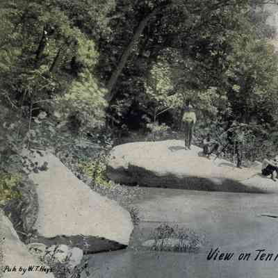 Ten Mile Creek, near Jefferson, Jefferson Township, Greene County, Pennsylvania