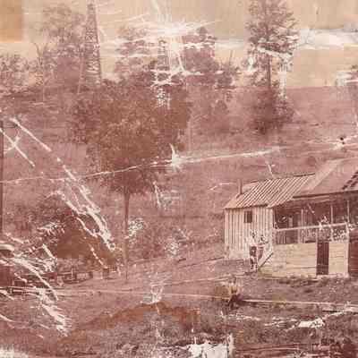 George Birch Vance family home near Davistown, Dunkard Township, Greene County, Pennsylvania
