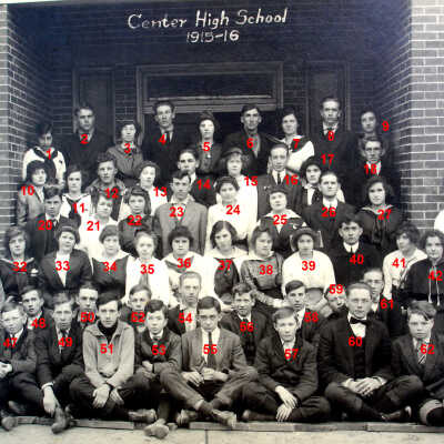 Center Township High School in Rogersville, Center Township, Greene County, Pennsylvania