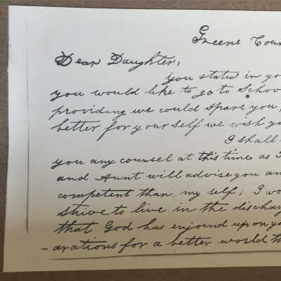 Francis Lazear (Greene County, Pennsylvania) to Nancy E. Lazear (Waynesburg, Pennsylvania), letter, 3 July 1848