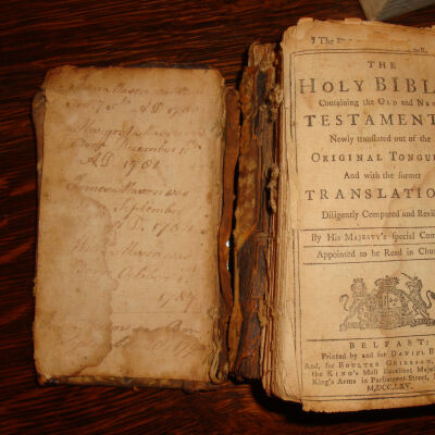 William Mason Family Bible Records, 1780-1790