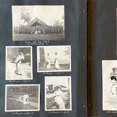 Waynesburg College Scrapbook, Photos 72-79