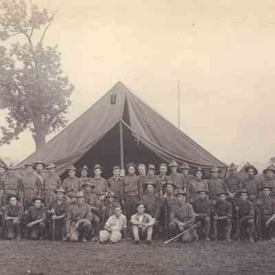 Waynesburg College Scrapbook, Photo 72 - Company K, 10th Pennsylvania Volunteer Infantry, 1912