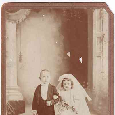 James Jennings Pauley and Josephine Denny in Tom Thumb's Wedding