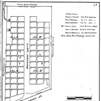 Saint Ann Roman Catholic Church - Waynesburg - Greene County - Pennsylvania - WPA Cemetery Plat