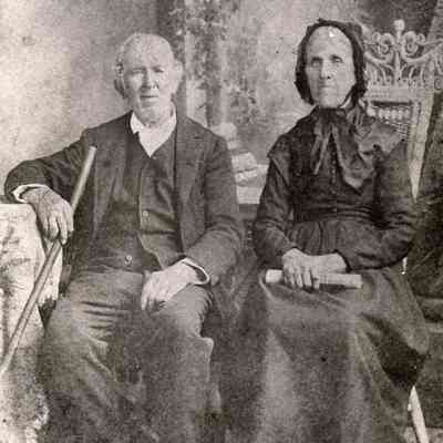James Acklin [1808-1894] and his wife, Jane (Crayne) Acklin [1812-1897]