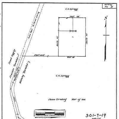 Strosnider - Whiteley Township - Greene County - Pennsylvania - WPA Cemetery Plat