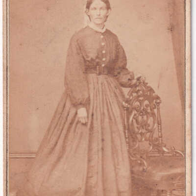 Willis-Nutt Album, Photo 08 - believed to be Grace Ann (Willis) Swan [1844-1936]