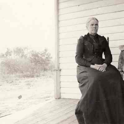 Ruth (Martin) Lucas [1844-1909] and her son, Thomas Martin Lucas [1880-1938]