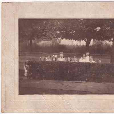 Party in Waynesburg (circa 1905): See WEB LINKS to DOWNLOAD high-resolution image.