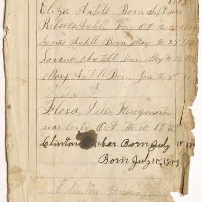 Philip A. Throgmorton family bible records, 1779-1867 - Page 4