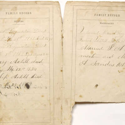 Philip A. Throgmorton family bible records, 1779-1867 - Page 5