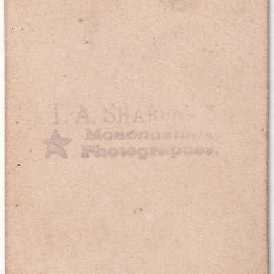 Ammons-Moredock Album 01, Photo 15 - Reverse of image