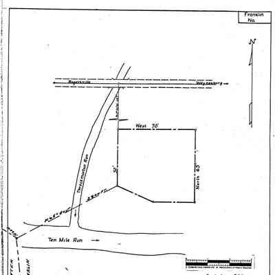 Hill's Schoolhouse - Franklin Township - Greene County - Pennsylvania - WPA Cemetery Plat