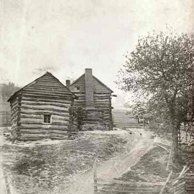 Log cabins built by John Hart - Cumberland Township, Greene County, Pennsylvania