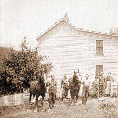 Dennis Meighen Sr. home located between Pine Bank and Jollytown, Gilmore Township, Greene County, Pennsylvania