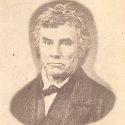 J. H. and Elizabeth (Throckmorton) Wood Family Bible, Photo 11 - Peter Cartwright