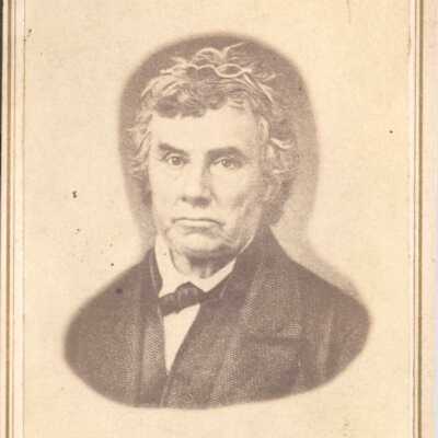 J. H. and Elizabeth (Throckmorton) Wood Family Bible, Photo 11 - Peter Cartwright