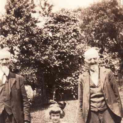 Believed to be John Cotterrel [1832-1923] on far left