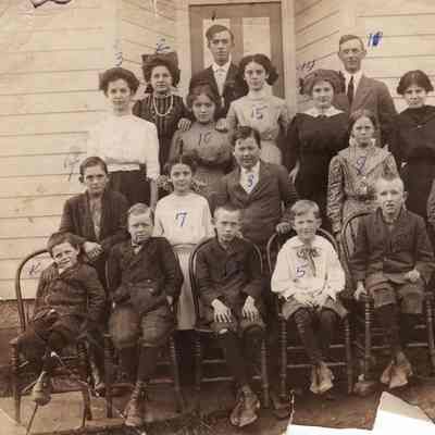 School students in Garards Fort, Greene Township, Greene County, Pennsylvania