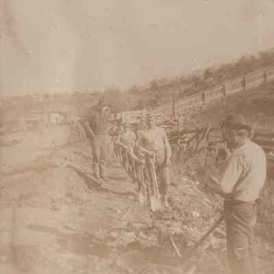 Waynesburg Album, Photo 08 - Road work in Greene County, Pennsylvania
