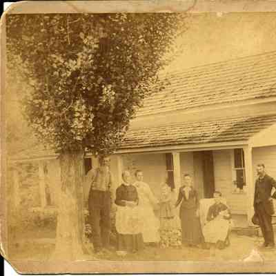 Hamilton Carroll Teagarden and Sarah Anne (Burns) Teagarden homeplace