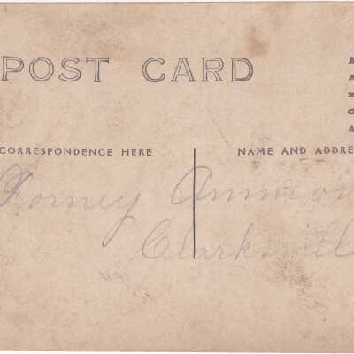 Ammons-Acklin Album - Reverse of image