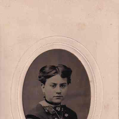 Catharine M. "Kate" Downey [1855-1899], Waynesburg College, Class of 1875: See WEB LINKS to DOWNLOAD high-resolution image.