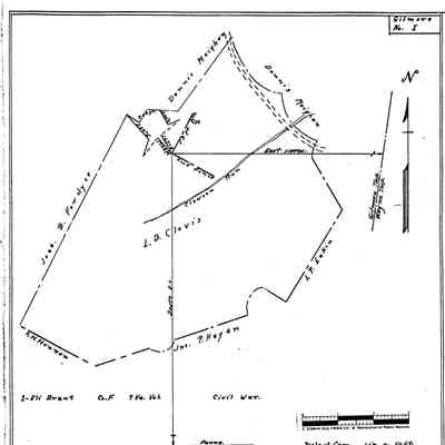 Clovis (a/k/a Brant) - Gilmore Township - Greene County - Pennsylvania - WPA Cemetery Plat