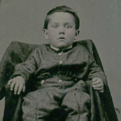 Staggers-Bowlby Album 01, Photo 11 - Haman C. Staggers, age 2 years