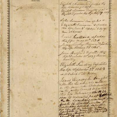 James Lindsay Family Bible - Page 3