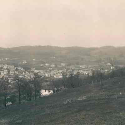 Waynesburg, Greene County, Pennsylvania (circa 1905) - Close-up view 3: See WEB LINKS to DOWNLOAD high-resolution image.