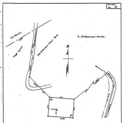 Steele-Debolt - Dunkard Township - Greene County - Pennsylvania - WPA Cemetery Plat